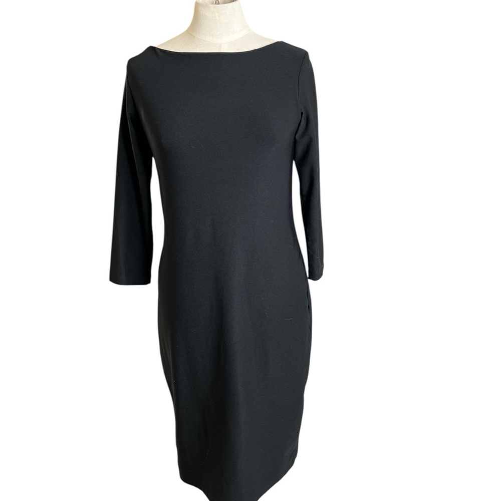 SPANX Bod-a-Bing! Jackie Black Sheath Dress with Slimming Liner